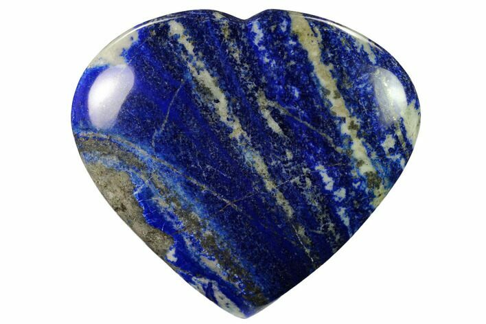 Polished Lapis Lazuli Heart - Pakistan #170969